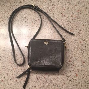 Black Fossil crossbody